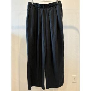 Free People Black Wide Leg Pants